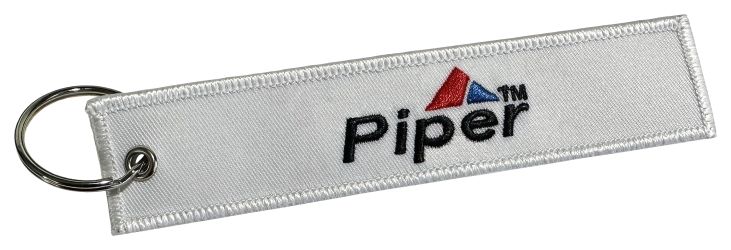 "Piper" Embroidered Key Chain