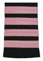 Austin Flight Check Pilot Epaulets - Pink Nylon on Black or Blue - 4 & 3 Bar