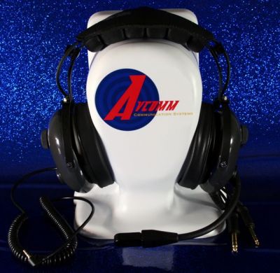 Avcomm PNR Premium Stereo Headset w/PTT & Cell Phone Interface - AC-910