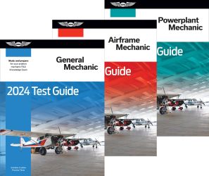 ASA Aviation Maintenance Technician Test Guide Set - 2024