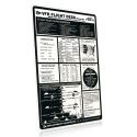 APR Aluminum VFR Flight Desk Placard