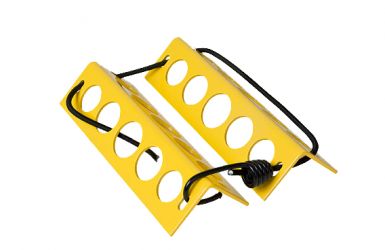 DeGroff Aviation Aluminum Chocks - Yellow