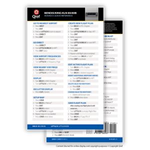 Qref Checklist - Avionics - Card Version - BendixKing KLN 89B