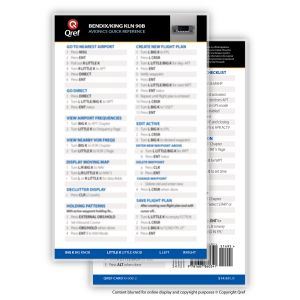 Qref Checklist - Avionics - Card Version - BendixKing KLN 90B