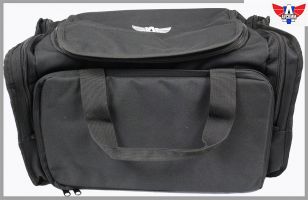 Avcomm Deluxe Duffle-style Flight Bag - Black