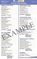 SureCheck's Airman Rating and Certificate Checklists