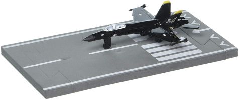 Daron Runway 24 - F-18 Hornet - Black with Yellow Trim