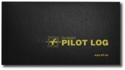 ASA Standard Pilot Logbook - Black