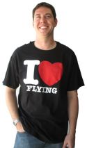 "I Love Flying" T-shirt