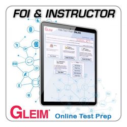 Gleim Online Knowledge Test Prep - Flight Instructor and FOI